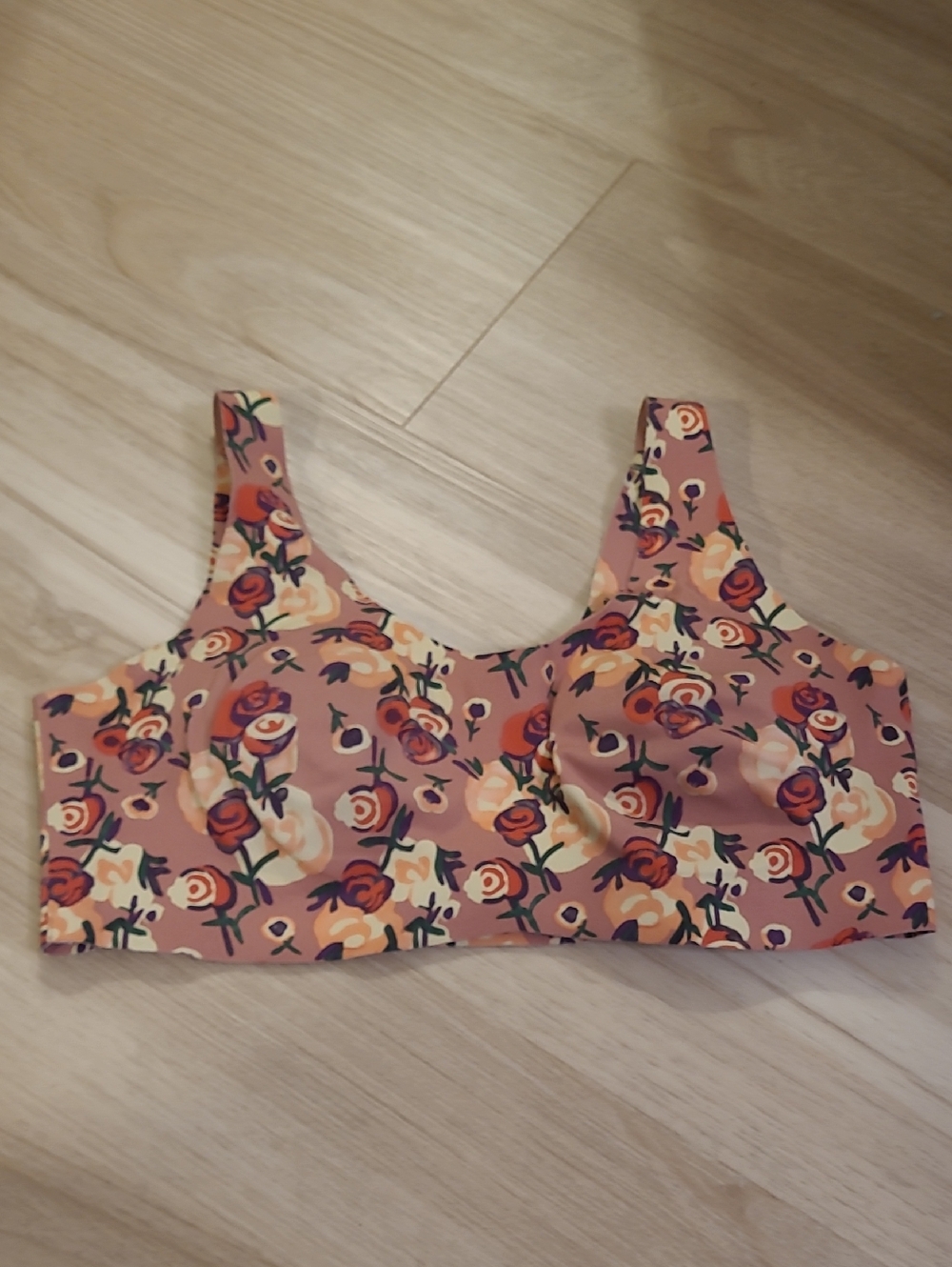 Knix Floral Scoop Neck Bra